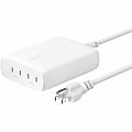 Belkin BoostCharge Pro 200W 4-Port USB-C GaN Charger - 200 W - 5 ft Cable - White 1 thumbnail image