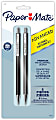 Paper Mate® Advanced Metal Barrel Mechanical Pencils, 0.7 mm, Gray/Black Barrels, Pack Of 2 Pencils 1 thumbnail image