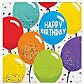 Amscan 2-Ply Paper Lunch Napkins, 6-1/2" x 6-1/2", Birthday Celebration, Pack Of 125 Napkins 1 thumbnail image
