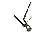 SIIG WiFi 6 Dual Band Ethernet PCIe Card - AX3000 - Network adapter - PCIe 2.1 low profile - Bluetooth 5.0, 802.11ax - black