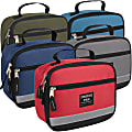 Fridge Pak Lunch Boxes With Clips, 7-1/4”H x 9”W x 4”D, Gray/Red/Navy/Green/Blue, Pack Of 24 Lunch Boxes 1 thumbnail image