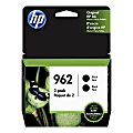 HP 962 Black Ink Cartridges, Pack Of 2, 3JB33AN 1 thumbnail image