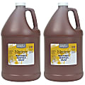 Little Masters® Washable Tempera Paint, 128 Oz, Brown, Pack Of 2 1 thumbnail image