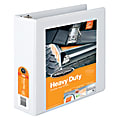 Wilson Jones® Heavy-Duty View 3-Ring Binder, 3" D-Rings, White 1 thumbnail image