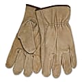 Memphis Glove Premium-Grade Cowhide Leather Driving Gloves, Keystone Thumb, Medium, Pack Of 12