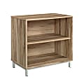 Sauder® Portage Park 30”H 2-Shelf Commercial Bookcase, Kiln Acacia