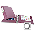 Avery® Heavy-Duty Binder With Gap Free™ Round Rings, 3" Rings, 44% Recycled, Mauve