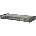 IOGEAR Miniview Ultra+ 8-Port KVM Switch - 8 x 1 - 8 x HD-15 Keyboard/Mouse/Video - 1U - Rack-mountable 1 thumbnail image