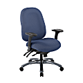 Office Star™ Multi-Function High-Back Fabric Task Chair, Blue