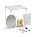 U Brands 11-Piece Locker Kit, Gold/Gray Marble 1 thumbnail image