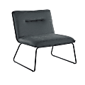 LumiSource Casper Accent Chair, Black/Green