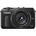 Canon® EOS M 18-Megapixel Mirrorless Camera With EF-M 22mm f/2 STM Lens