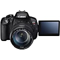 Canon EOS Rebel T5i 18.0 Megapixel Digital SLR Camera With Lens, Black 1 thumbnail image