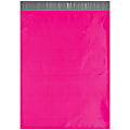 Partners Brand 14-1/2" x 19" Poly Mailers, Pink, Case Of 100 Mailers