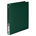 Wilson Jones® Flexible Accohide® Poly 3-Ring Binder, 1" Round Rings, Forest Green 1 thumbnail image