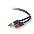 Belkin PureAV RCA Audio Cable - RCA Male - RCA Male - 6ft - Dark Gray 1 thumbnail image