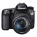 Canon EOS 70D 20.2 Megapixel Digital SLR Camera With 18 - 135mm Lens, Black