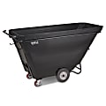 Royal Basket Trucks 1 Yard Heavy-Duty Tilt Truck, Black 1 thumbnail image