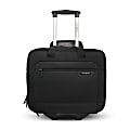 Samsonite® Classic 2-Wheeled Polyester Business Case With 15.6" Laptop Pocket, 9-1/16"H x 16-9/16"W x 13-3/8"D, Black