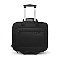 Samsonite® Classic 2-Wheeled Polyester Business Case With 15.6" Laptop Pocket, 9-1/16"H x 16-9/16"W x 13-3/8"D, Black 1 thumbnail image