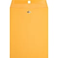 Business Source Heavy-duty Clasp Envelopes - Clasp - #90 - 9" Width x 12" Length - 28 lb - Clasp - Kraft - Kraft - 100 / Box 1 thumbnail image
