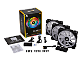 Corsair LL120 Cooling Fan - 3 Pack - 4.72" Maximum Fan Diameter - 1 x Fan(s) - 1500 rpm - 4-pin PWM - RGB LED - 3 - Motherboard 1 thumbnail image