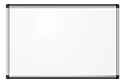 U Brands PINIT Magnetic Dry-Erase Whiteboard, 23" x 35", Aluminum Frame With Silver Finish