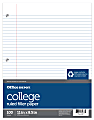 Office Depot® Brand College-Ruled Notebook Filler Paper, 3-Hole Punched, 11" x 8 1/2", 100 Sheets 1 thumbnail image