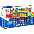 Kwik Stix Kwik Stix Tempera Paint/Paper Set - Stick - Red, Orange, Yellow, Green, Light Blue, Dark Blue, Purple, Black - Washable - 96/Set - 1 Each 1 thumbnail image