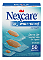 3M™ Nexcare™ Waterproof Bandages, Assorted Sizes, Box Of 50 1 thumbnail image