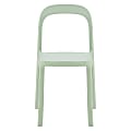 Eurostyle Lance Outdoor Furniture Stackable Side Chairs, Mint, Set Of 2 Chairs