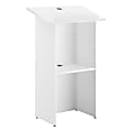 Bush Business Furniture Lectern, 48" x 24", White, Standard Delivery