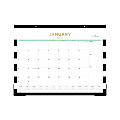Day Designer RY22 Monthly Desk Calendar, Rugby Stripe, January To December 2022, 133129 1 thumbnail image