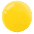 Amscan 24" Latex Balloons, Yellow Sunshine, 4 Balloons Per Pack, Set Of 3 Packs 1 thumbnail image