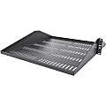 StarTech.com 2U Vented Server Rack Cabinet Shelf - Fixed 20" Deep Cantilever Rackmount Tray for 19" Data/AV/Network Enclosure w/Cage Nuts