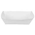 Single-Use Hot/Cold Food Trays, 5-13/16"H x 4"W x 1-1/2"D, White, Case Of 1,000 Trays 1 thumbnail image