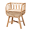 bali & pari Panchali Natural Rattan Nightstand, 33-5/8”H x 23-5/8”W x 17-3/4”D, Natural Brown 1 thumbnail image
