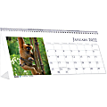 House of Doolittle Wildlife Photo Desk Top Tent Calendars - Julian Dates - Monthly, Daily - 1 Year - January 2022 till December 2022 - 1 Month Double Page Layout - Wire Bound - Desktop - Paper - 4.5" Height x 8.5" Width