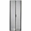 APC NetShelter SX 48U 750mm Wide Perforated Split Doors Black  Black  85.9"H x 29.5"W x 1"D 1 thumbnail image