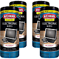 Weiman E-Tronic Wipes - For TV, Keyboard, Monitor, Notebook, Smartphone, Tablet, Electronics, Plasma Display, LCD - 93ACT 1 thumbnail image