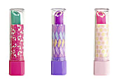 Office Depot® Brand Fun Erasers, Lipstick, Pack Of 3 1 thumbnail image
