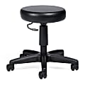 Global® File Buddy Pneumatic Swivel Task Stool, Black Seat/Black Frame, Quantity: 1 1 thumbnail image