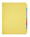 Office Depot® Brand Plain Dividers With Write-On Tabs, Multicolor, 8-Tab 1 thumbnail image