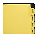 Avery® Preprinted Laminated Tab Dividers, Gold Reinforced Binding Edge, Jan-Dec Tabs, 8 1/2" x 11", 1 Set 1 thumbnail image