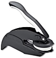 Custom Ideal® Designer/Monogram, 2 In 1 Lightweight Pocket & Desk Embosser Seal, Round, 1-5/8" Diameter