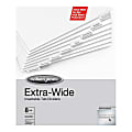 Wilson Jones® Extra-Wide™ Insertable Indexes, 8-Tab, Clear 1 thumbnail image
