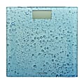 Taylor Precision Products Digital Glass Waterdrop Bathroom Scale, 400 Lb Capacity, Blue 1 thumbnail image
