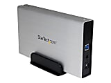 StarTech.com 3.5in Silver USB 3.0 External SATA III Hard Drive Enclosure with UASP - Portable External HDD - S3510SMU33 1 thumbnail image