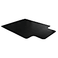 Floortex® Advantagemat® Vinyl Lipped Chair Mat for Hard Floor, 36" x 48", Black 1 thumbnail image