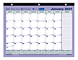 Brownline® Classic Monthly Desk Pad Calendar, 11" x 8-1/2", January to December 2021, C181721 1 thumbnail image